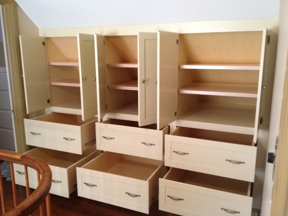 Knee Wall Cabinets W B Cook Carpentry